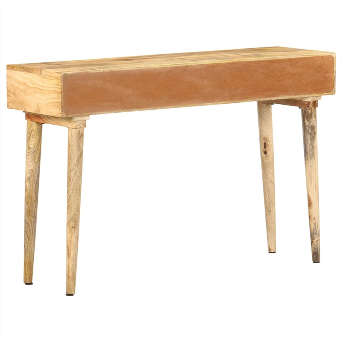 vidaXL Stolik konsola, 115x35x76 cm, lite drewno mango