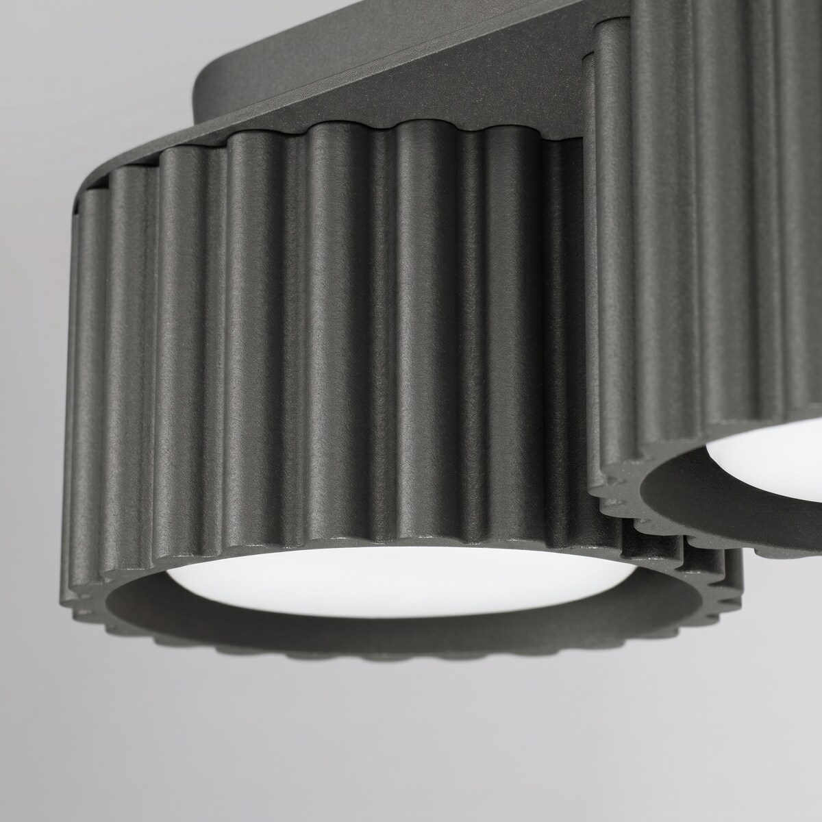 Plafon AURA 3 czarny Gx53