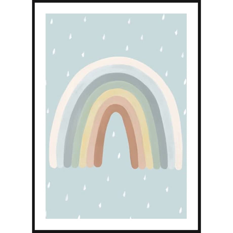 Poster Story, Plakat, Obraz - Bajkowa Tęcza, wymiary 50 x 70 cm