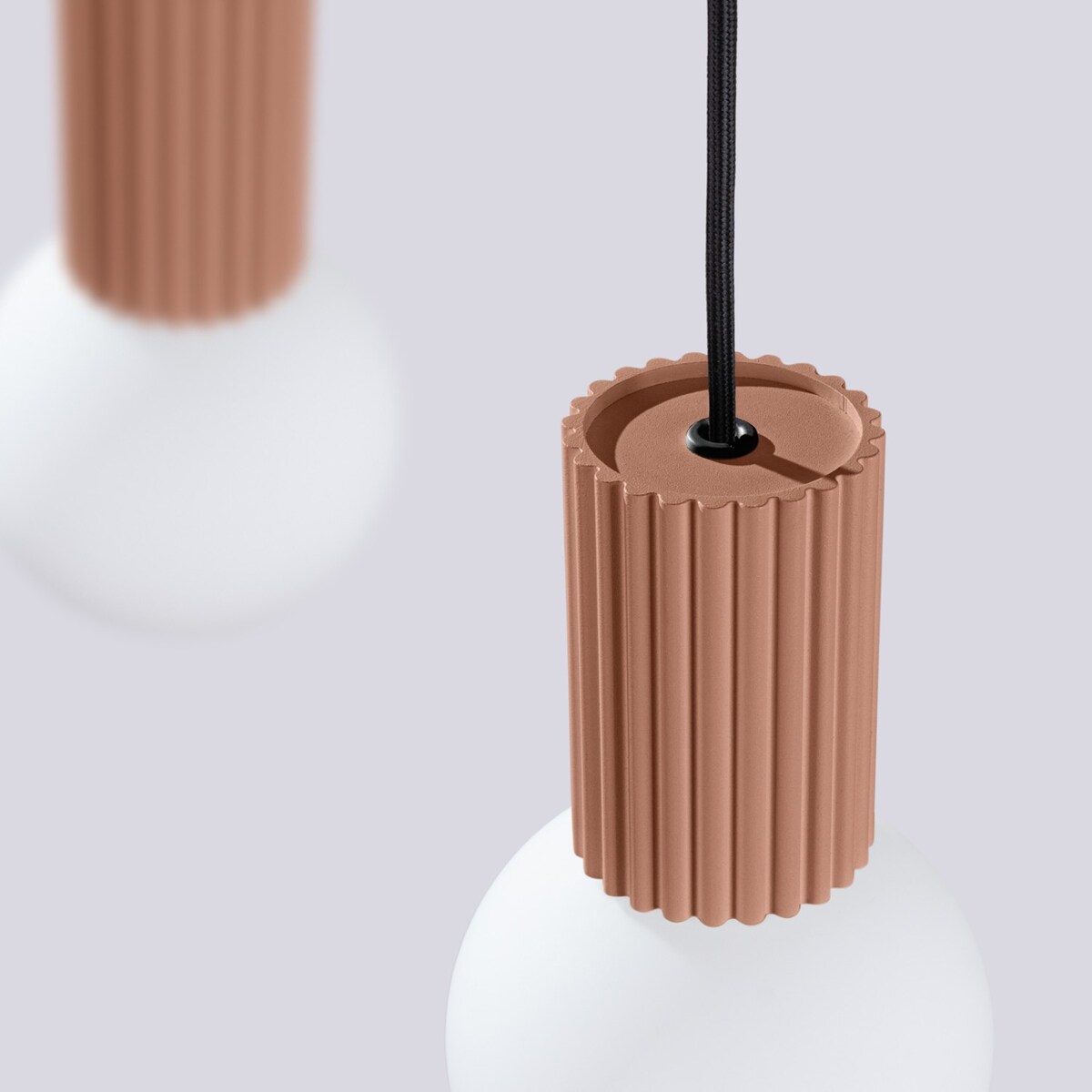 Lampa wisząca HALO 2L mocca
