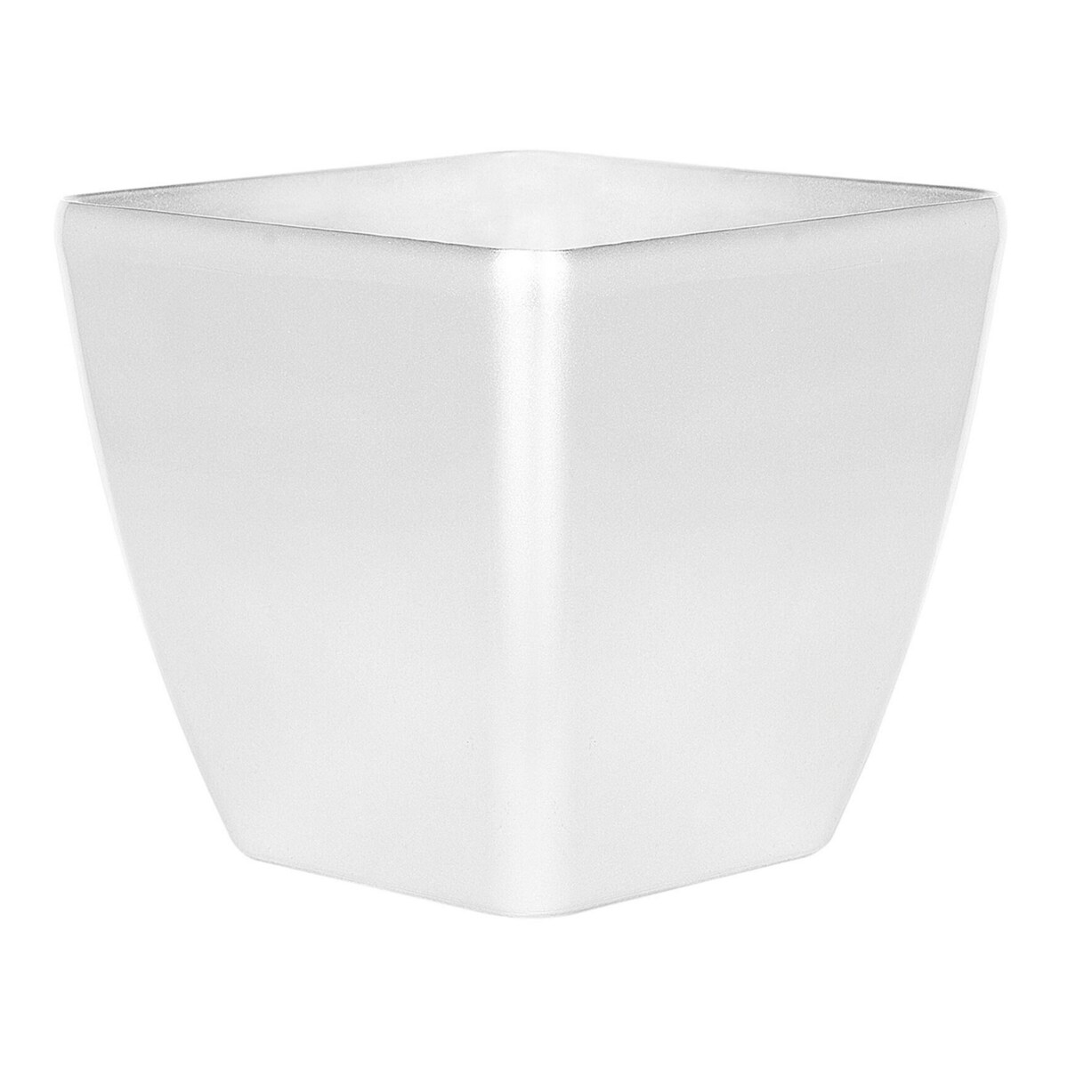 Zestaw 2 doniczek 42 x 42 x 41 cm srebrna ASTRAS