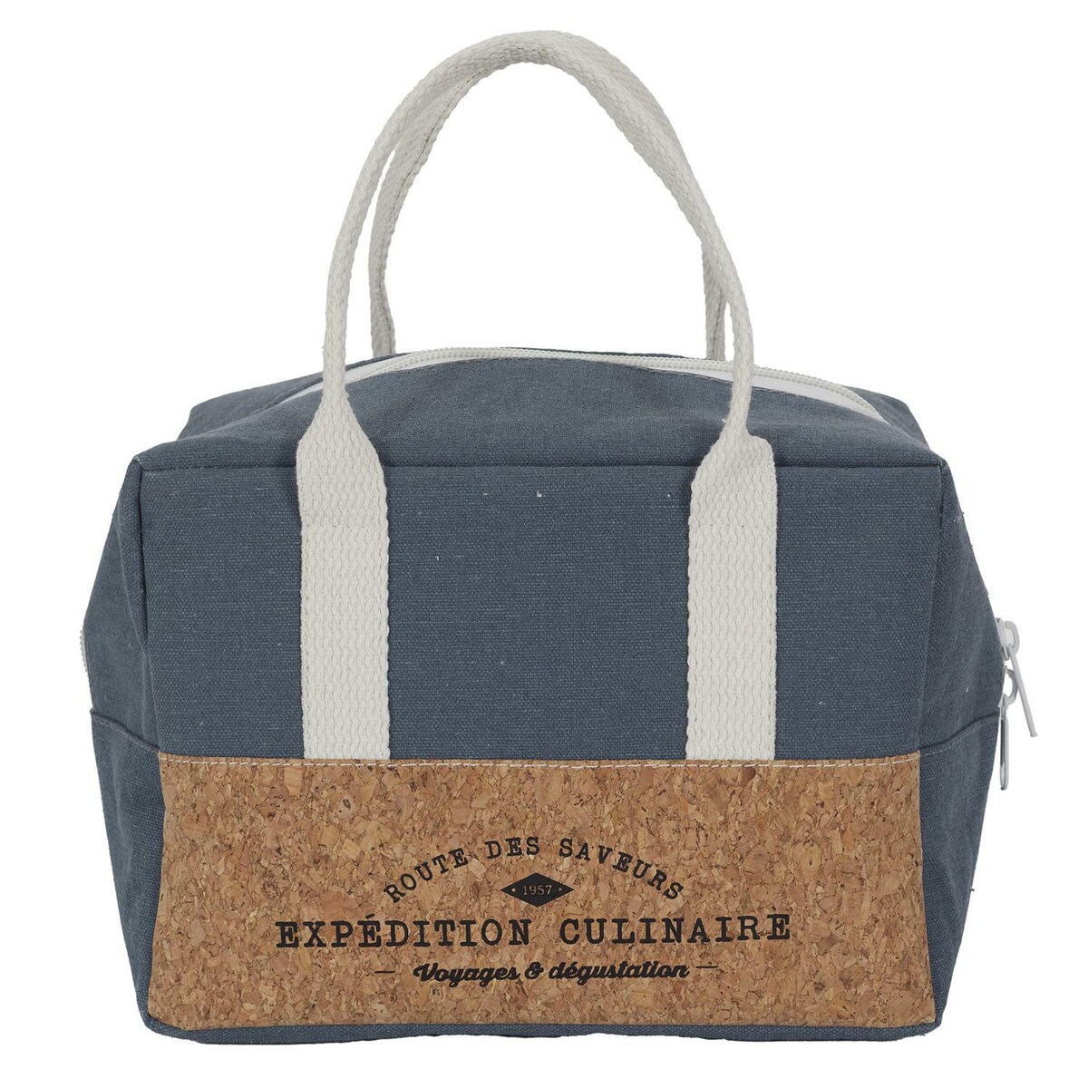 TORBA NA LUNCH Refreshing Cork 3L niebieska termoizolacyjna