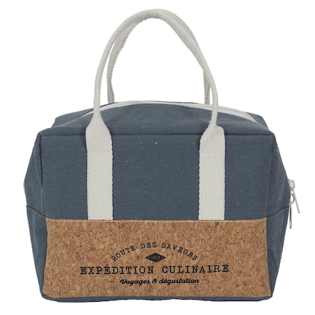 TORBA NA LUNCH Refreshing Cork 3L niebieska termoizolacyjna