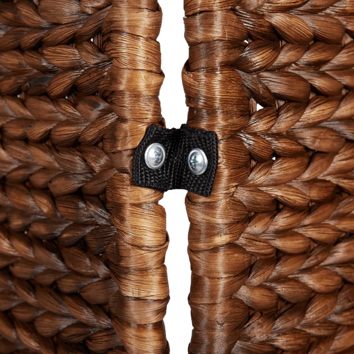 vidaXL Parawan pokojowy 4-panelowy, brązowy, 163x180 cm, hiacynt wodny