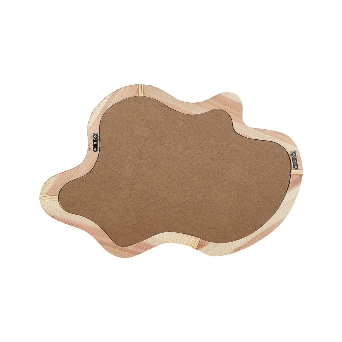 Lustro ścienne DREVANT 89 cm 52 cm Drewno sosnowe Naturalny