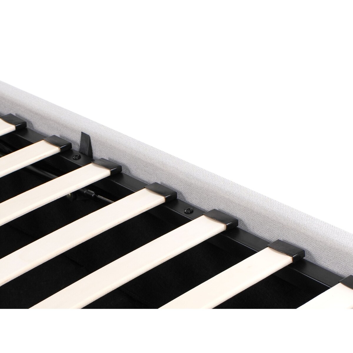 Łóżko z pojemnikiem AMIENS 140 x 200 cm Beżowy