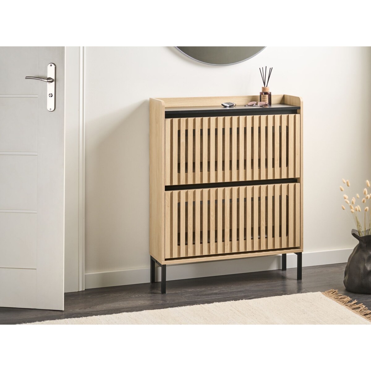 Szafka na buty GYMPIE Jasnobrązowy