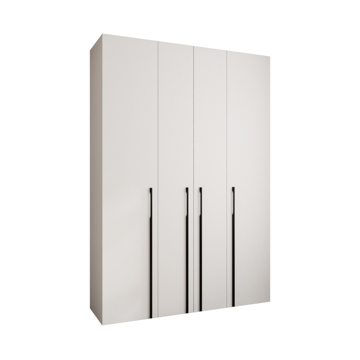 Szafa czterodrzwiowa Como 3 170 gł.50 biały+czarny