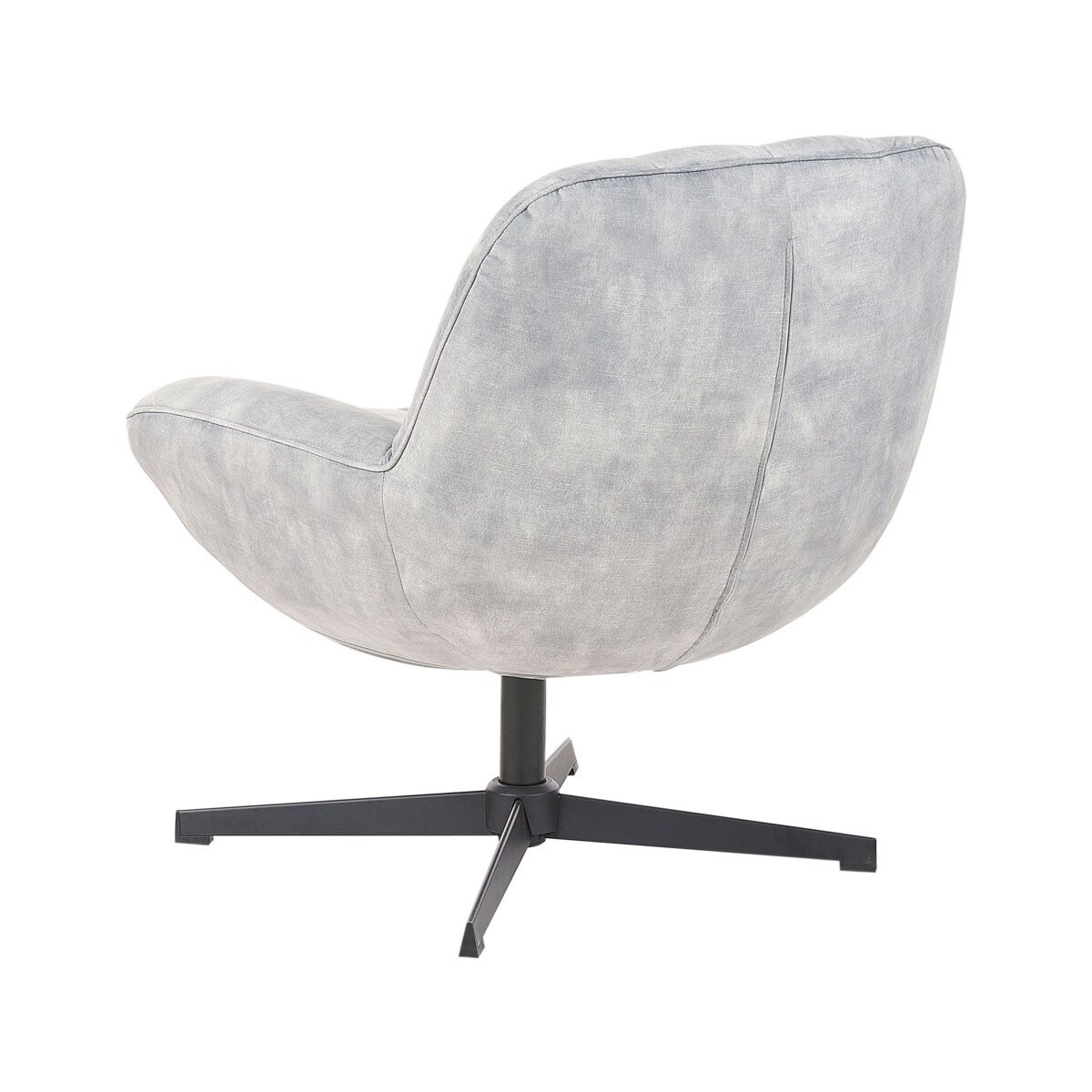 Krzesło z podnóżkiem Jasnoszary LIA