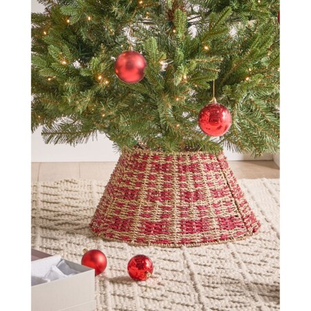 Osłonka pod choinkę NEIGE Trawa morska Naturalny 42 cm