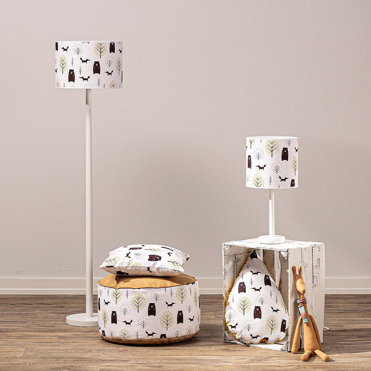 Lampa stojąca Scandi Forest, 25x25x52,15