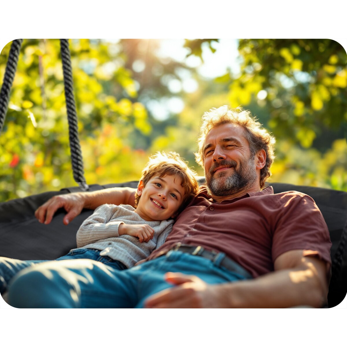 Huśtawka ogrodowa Neo-Sport Swingo bocianie gniazdo fotel wiszący 100 cm czarna