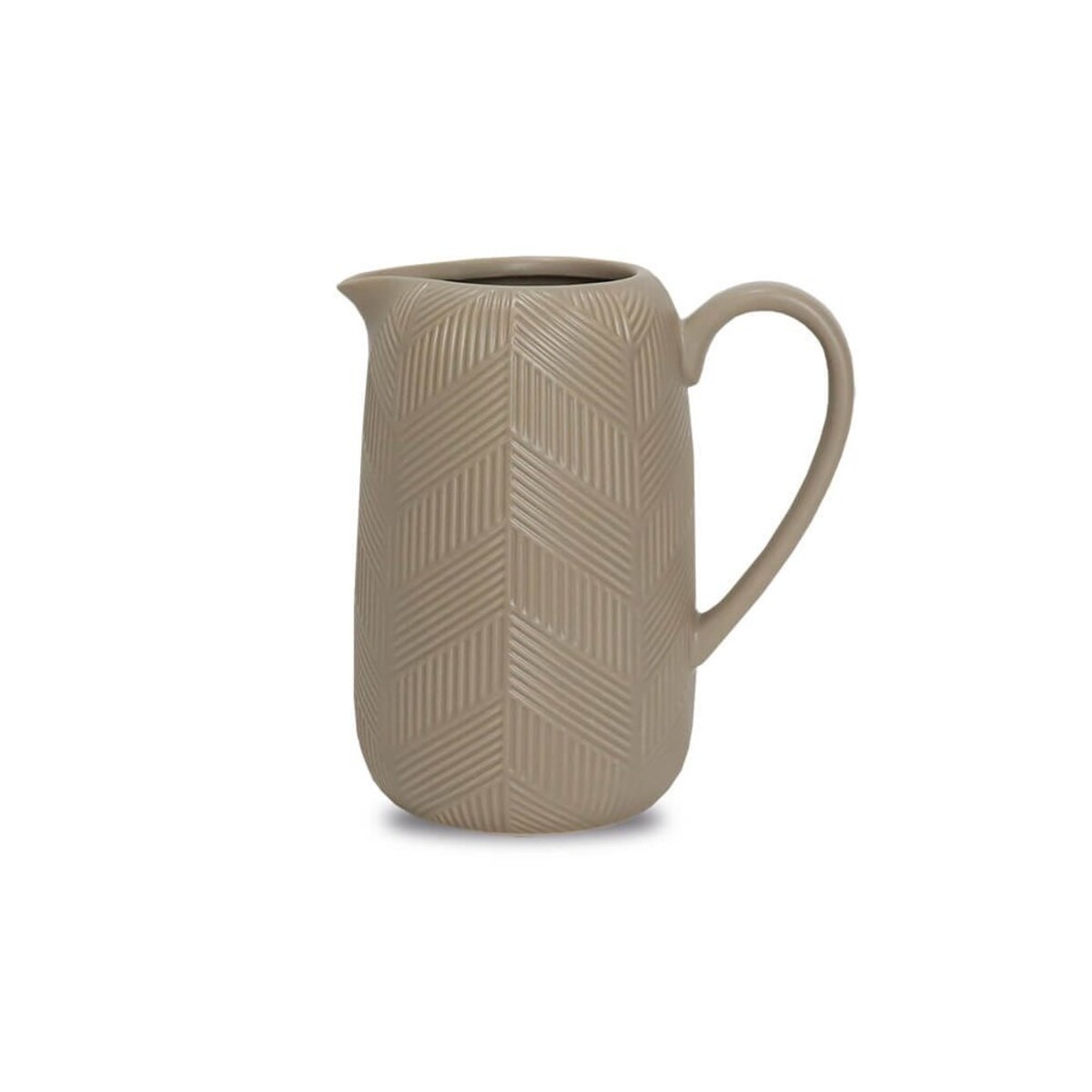 Ceramiczny dzbanek na wodę mleko soki 1.0L Geometry Beige MAESTRO