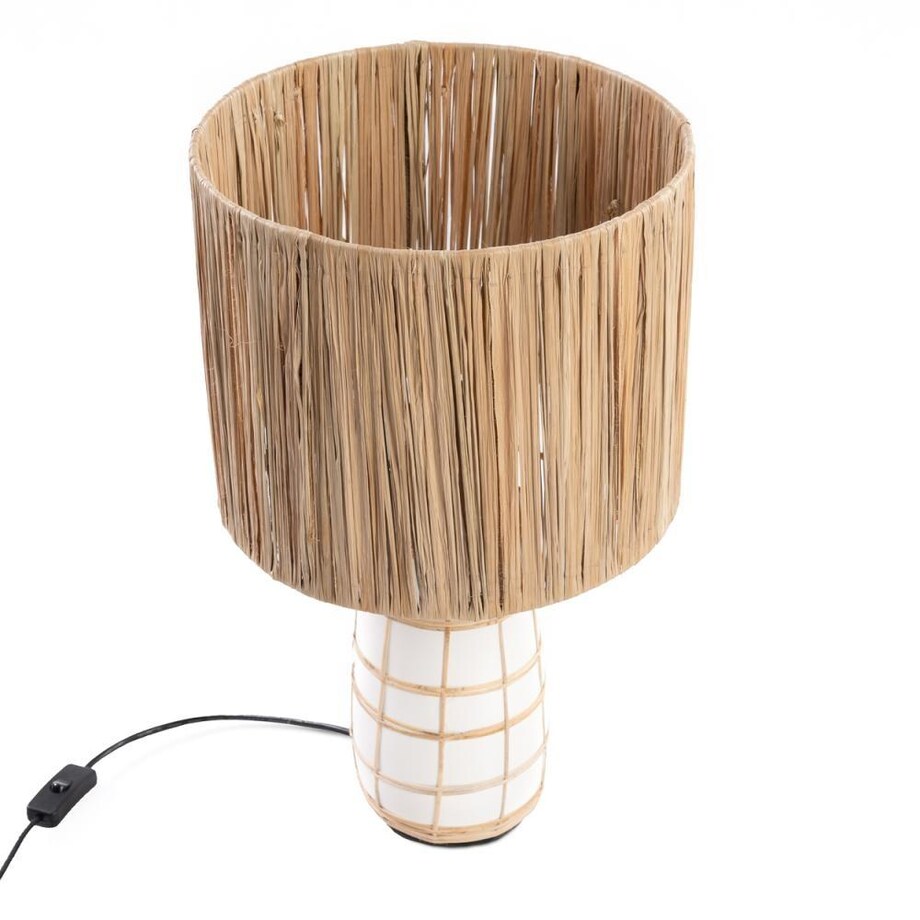 Lampa stołowa Skiathos - naturalna biel