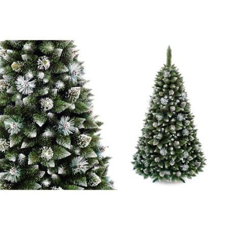 Choinka sztuczna Sosna srebrna z kryształkami