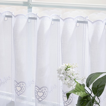 Zazdrostka żakardowa Heart wys. 40 cm na metry 260x0