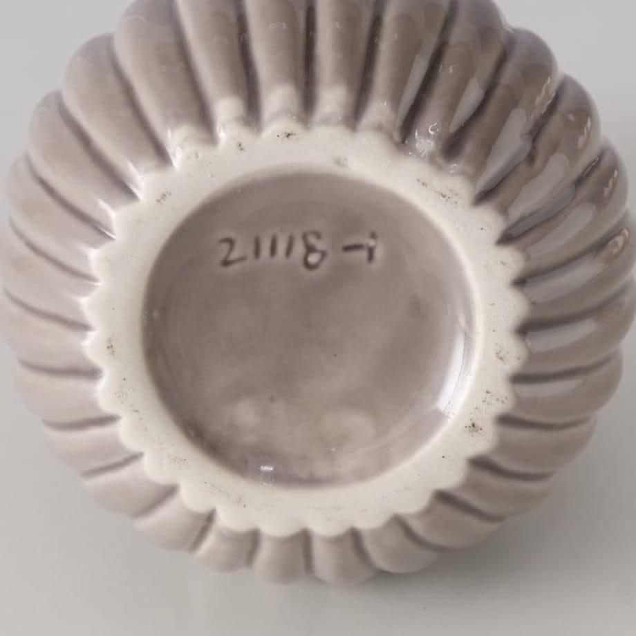 Wazon Porcelanowy Pilarus 21 cm Zielony Flakon na Kwiaty Cięte Ozdobny