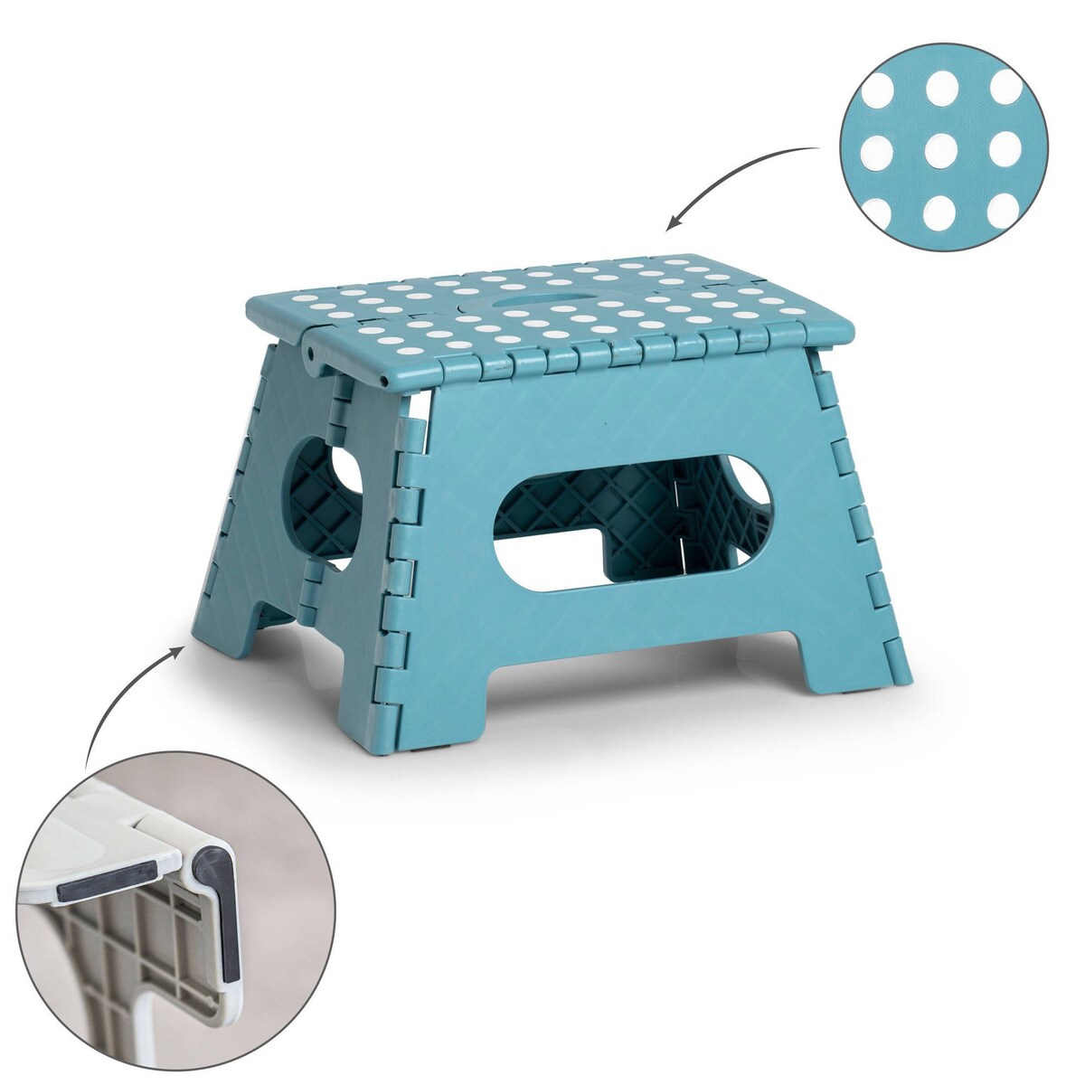 stołek antypoślizgowy składany, 35 x 28 x 22 cm, ZELLER