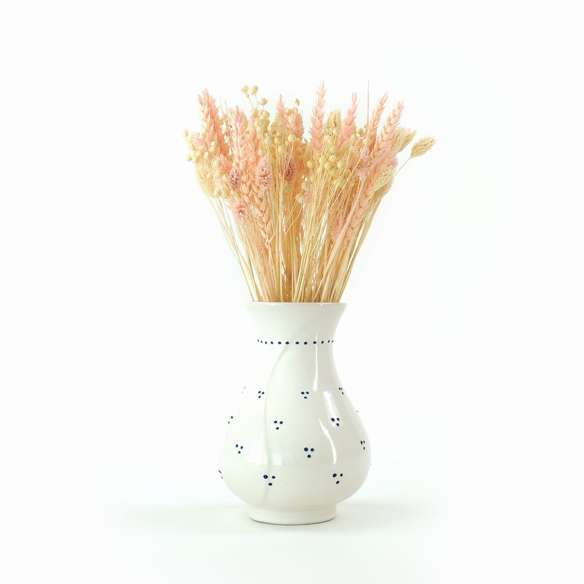 Bukiet suszonych kwiatów White&Pink