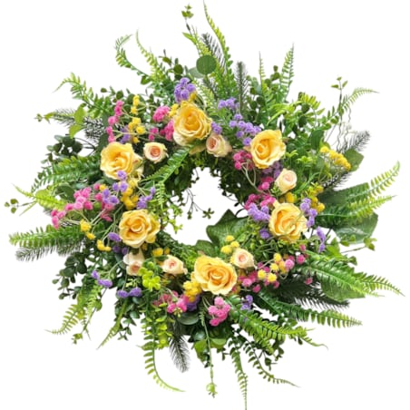 Wiosenny wianek ø 50-55 cm stroik wielkanocny XXL maxine