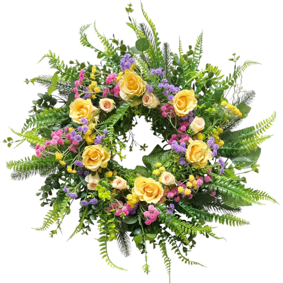 Wiosenny wianek ø 50-55 cm stroik wielkanocny XXL maxine