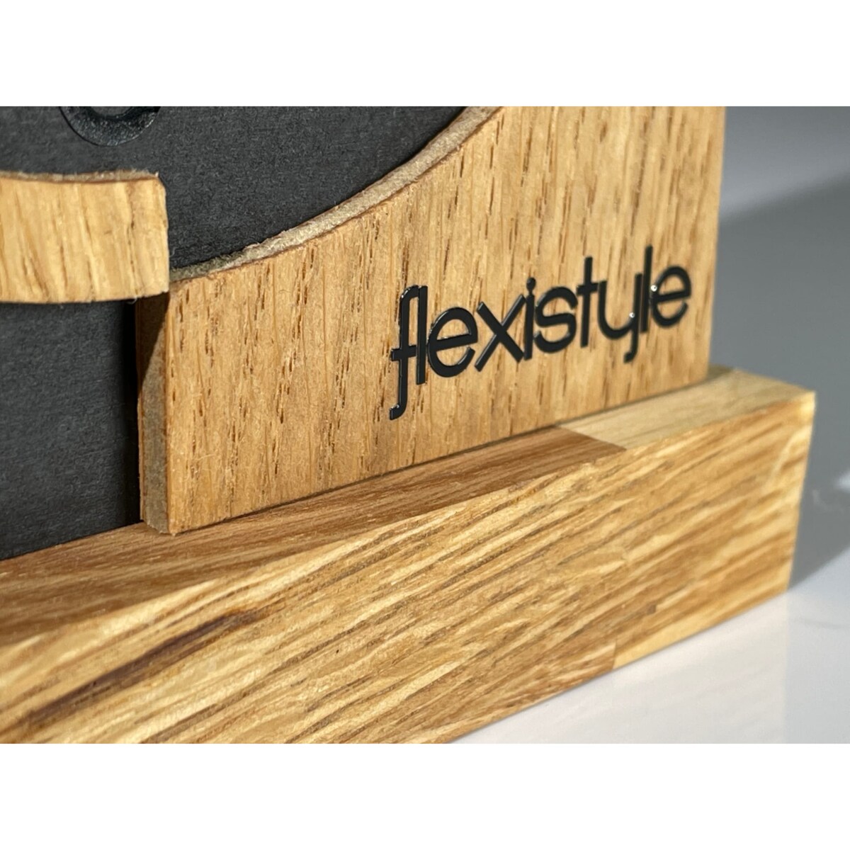 Zegar stojący czarny drewniany Black Oak