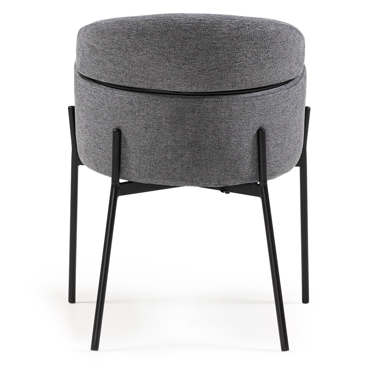 Krzesło z podłokietnikami szare Granada, kpl. 2 szt.