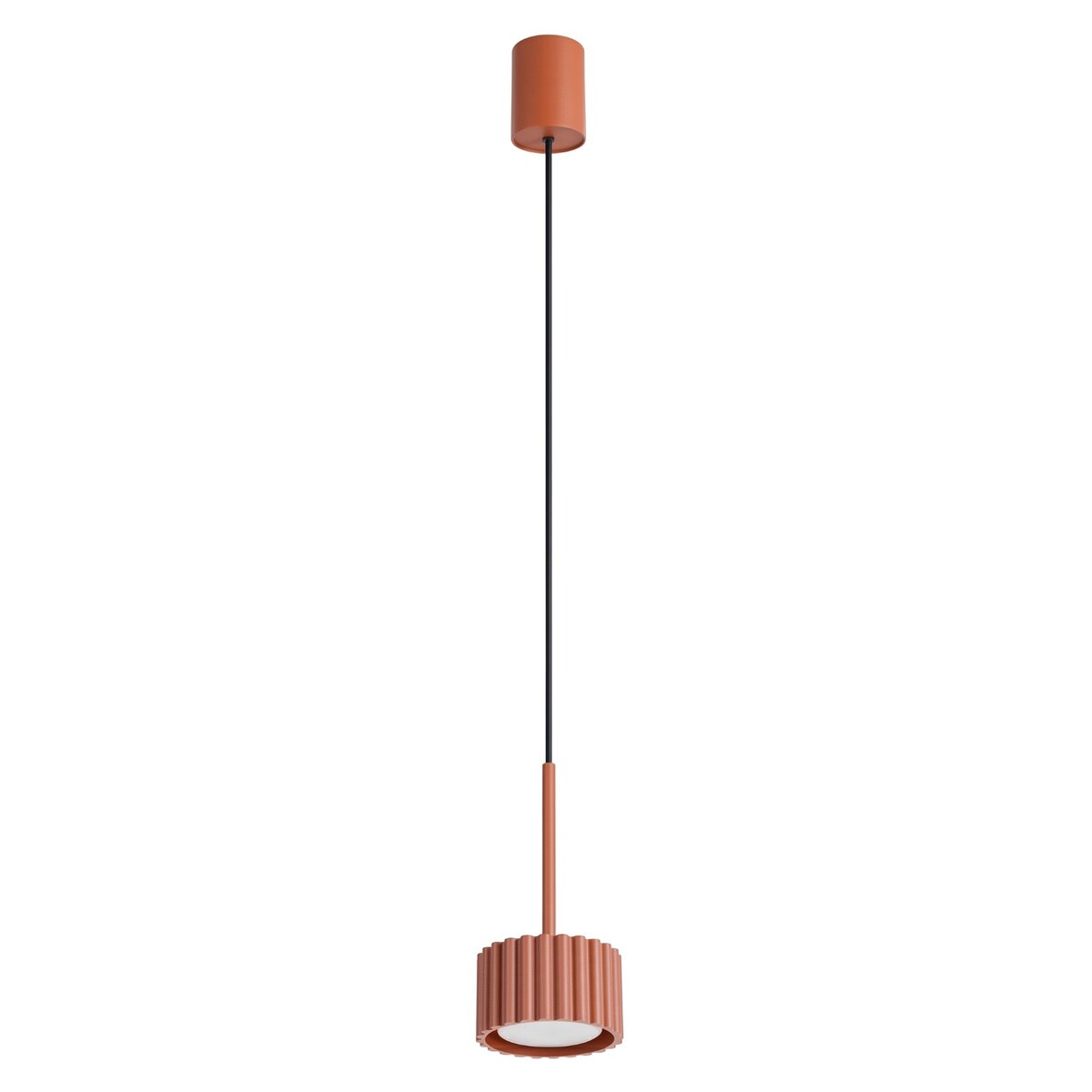 Lampa wisząca AURA 1 ochra czerwona Gx53
