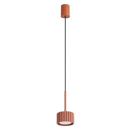 Lampa wisząca AURA 1 ochra czerwona Gx53