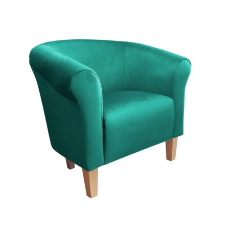 Fotel DRAWA 1 VELVET morski