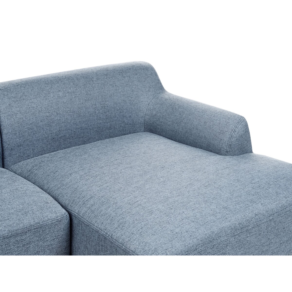 Sofa narożna lewostronna SOSJO Niebieski Tkanina Lewostronny