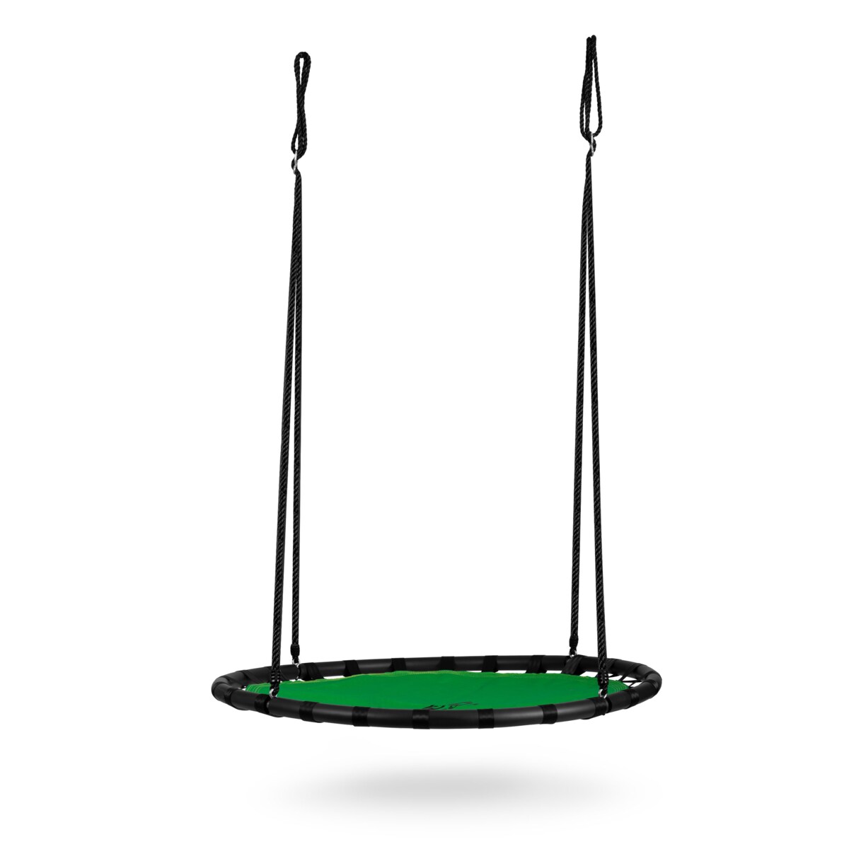 Huśtawka ogrodowa Neo-Sport Swingo bocianie gniazdo fotel wiszący 120 cm zielona