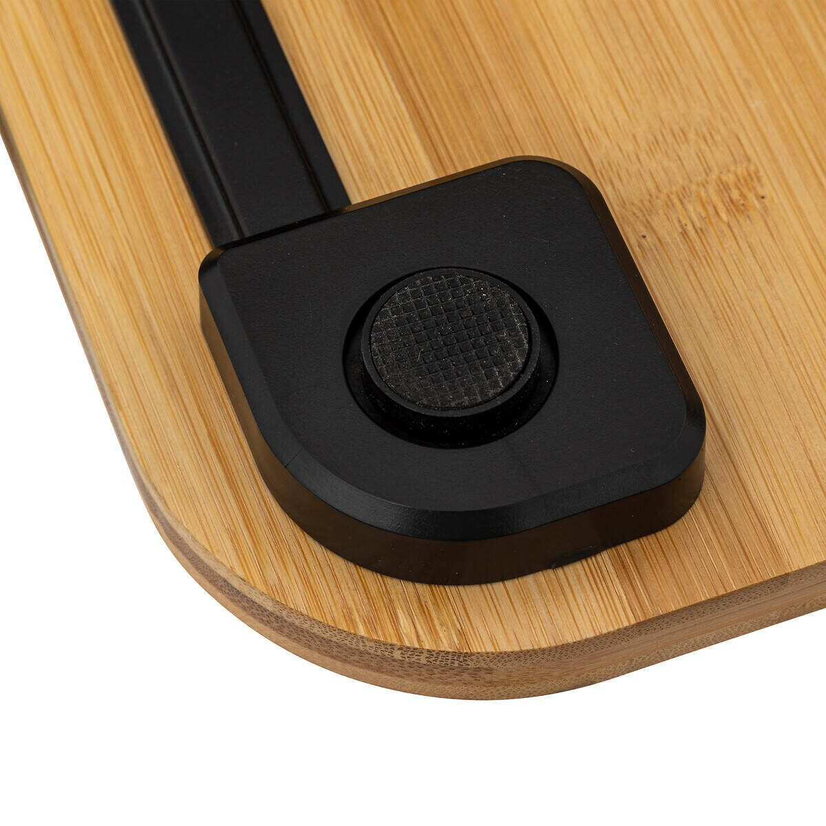 Waga łazienkowa, bambusowa, 28 x 28 cm