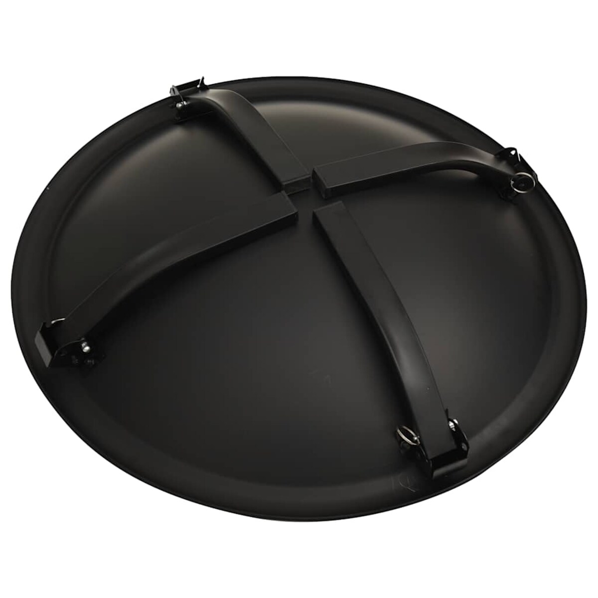 vidaXL Palenisko i grill 2-w-1, z pogrzebaczem, 56x56x49 cm, stal