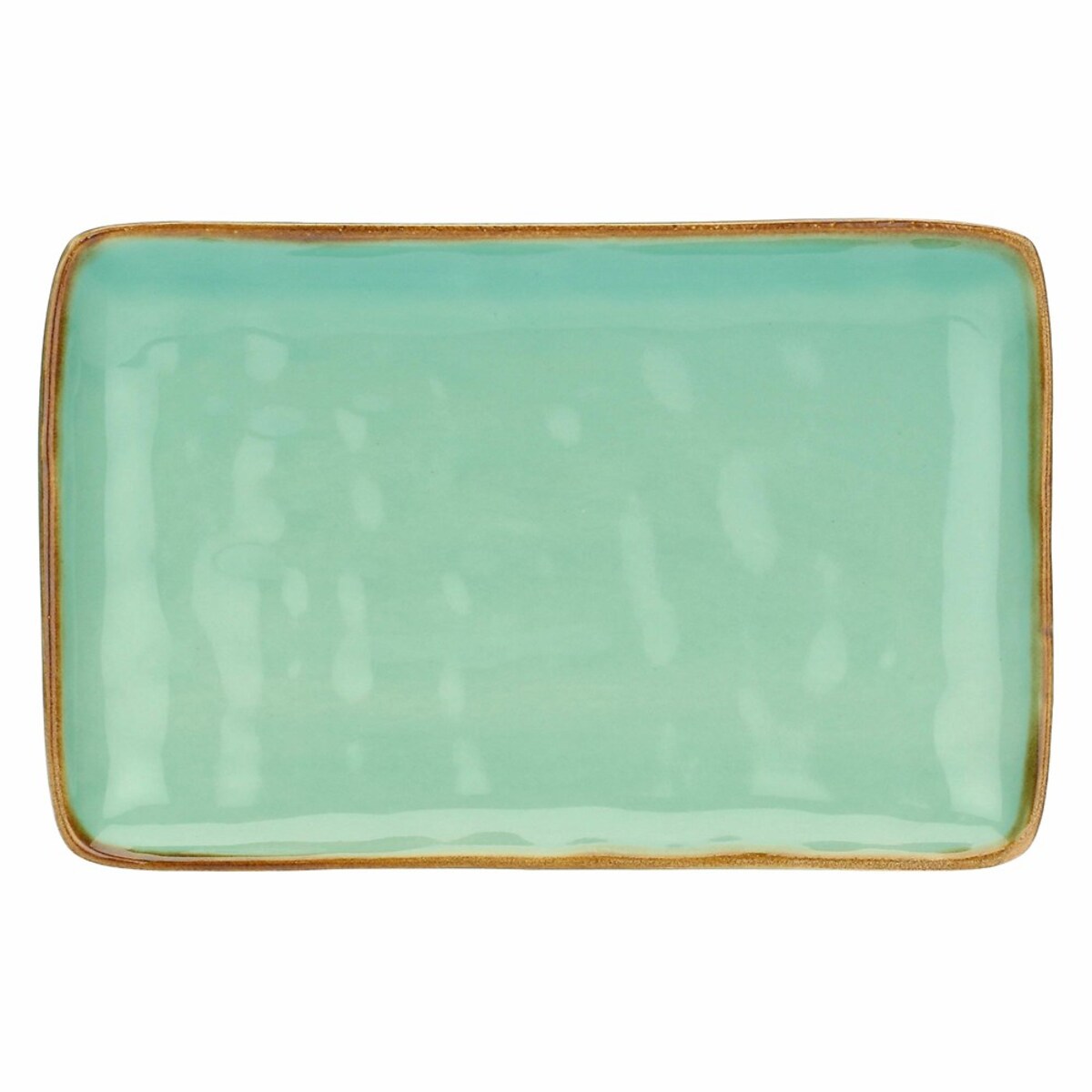 Zestaw 2 tac prostokątnych Concerto Verde Acqua - Miętowy, 27 x 19 cm