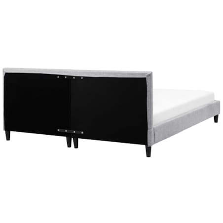 Wymienne obicie do łóżka 180 x 200 cm jasnoszare FITOU