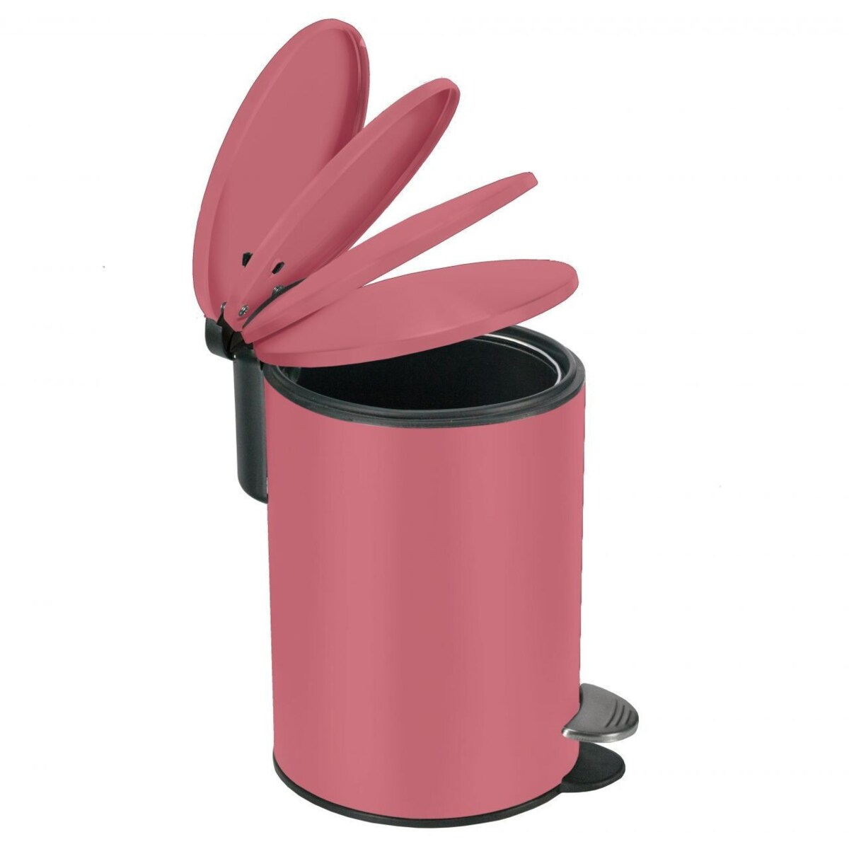 Kleine Wolke Silence Kosz łazienkowy różowy wkład/ciche zamykanie 3 litry