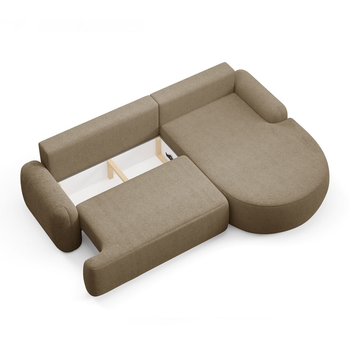 Zaokrąglony narożnik CLEO z funkcją spania, wersja prawa, Quelle 18