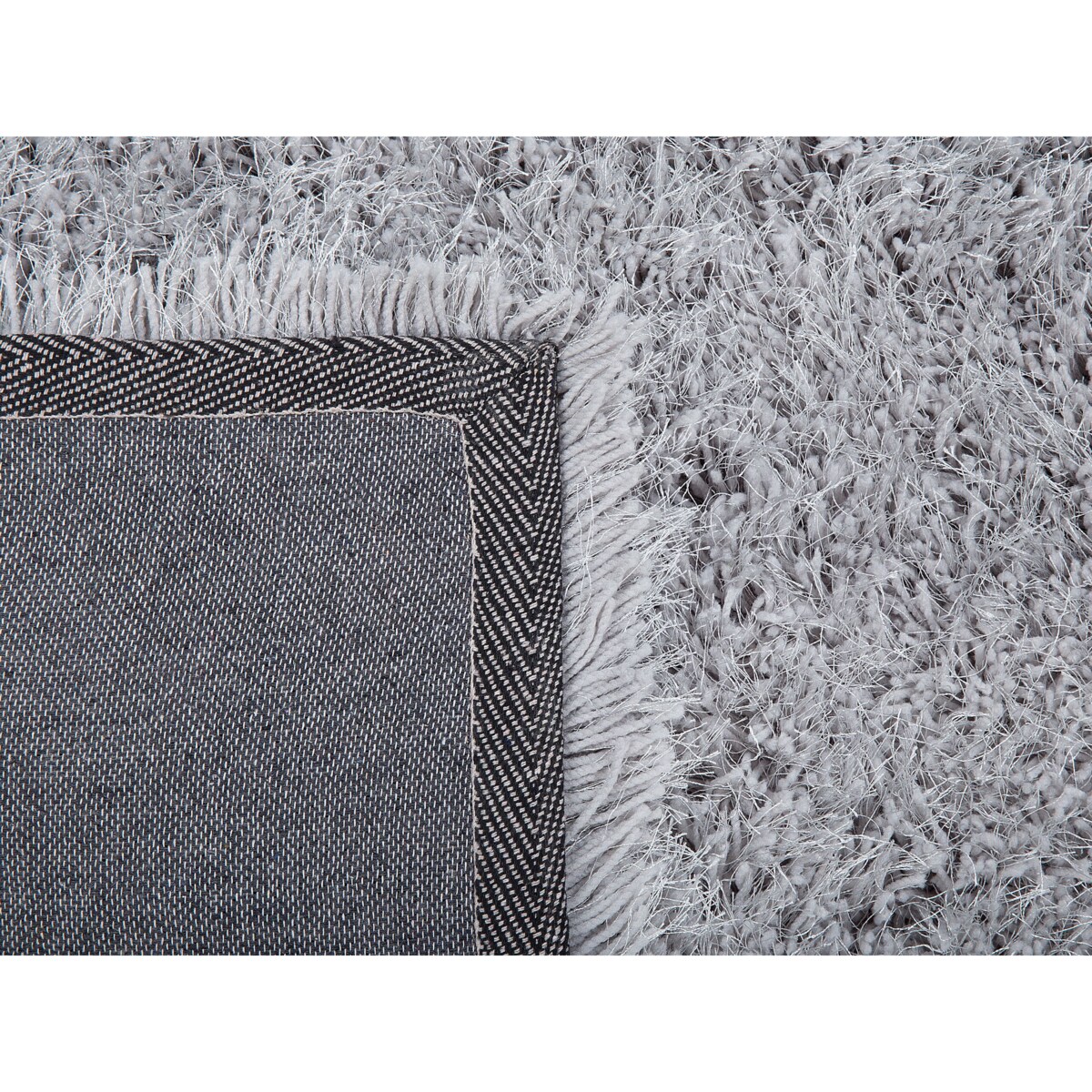 Dywan shaggy 160 x 230 cm szary CIDE