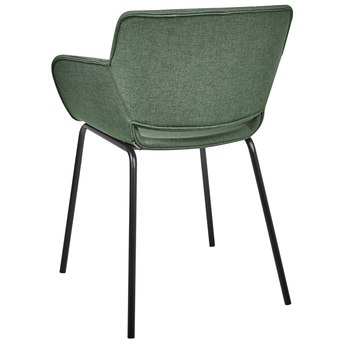 Krzesło do jadalni AXTEL Zestaw 2 Tkanina Zielony