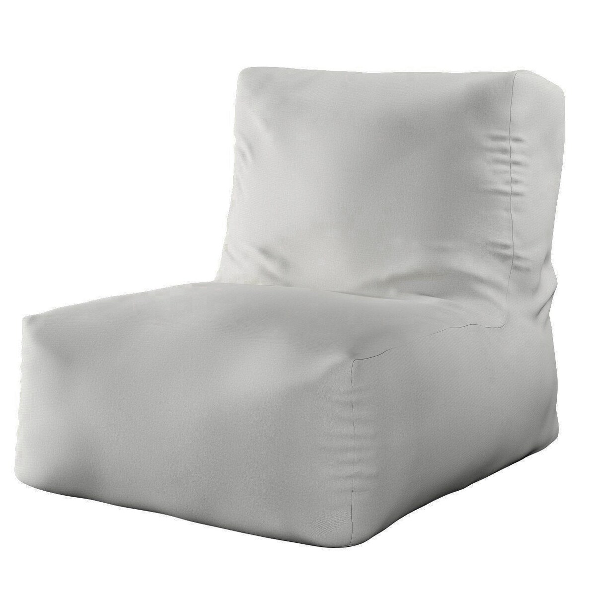 Pufo- fotel Poppy, jasny popiel, 87 x 31 x 75 cm, Lollipop