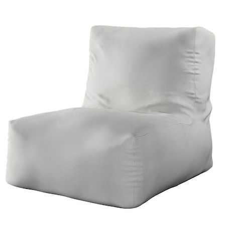 Pufo- fotel Poppy, jasny popiel, 87 x 31 x 75 cm, Lollipop