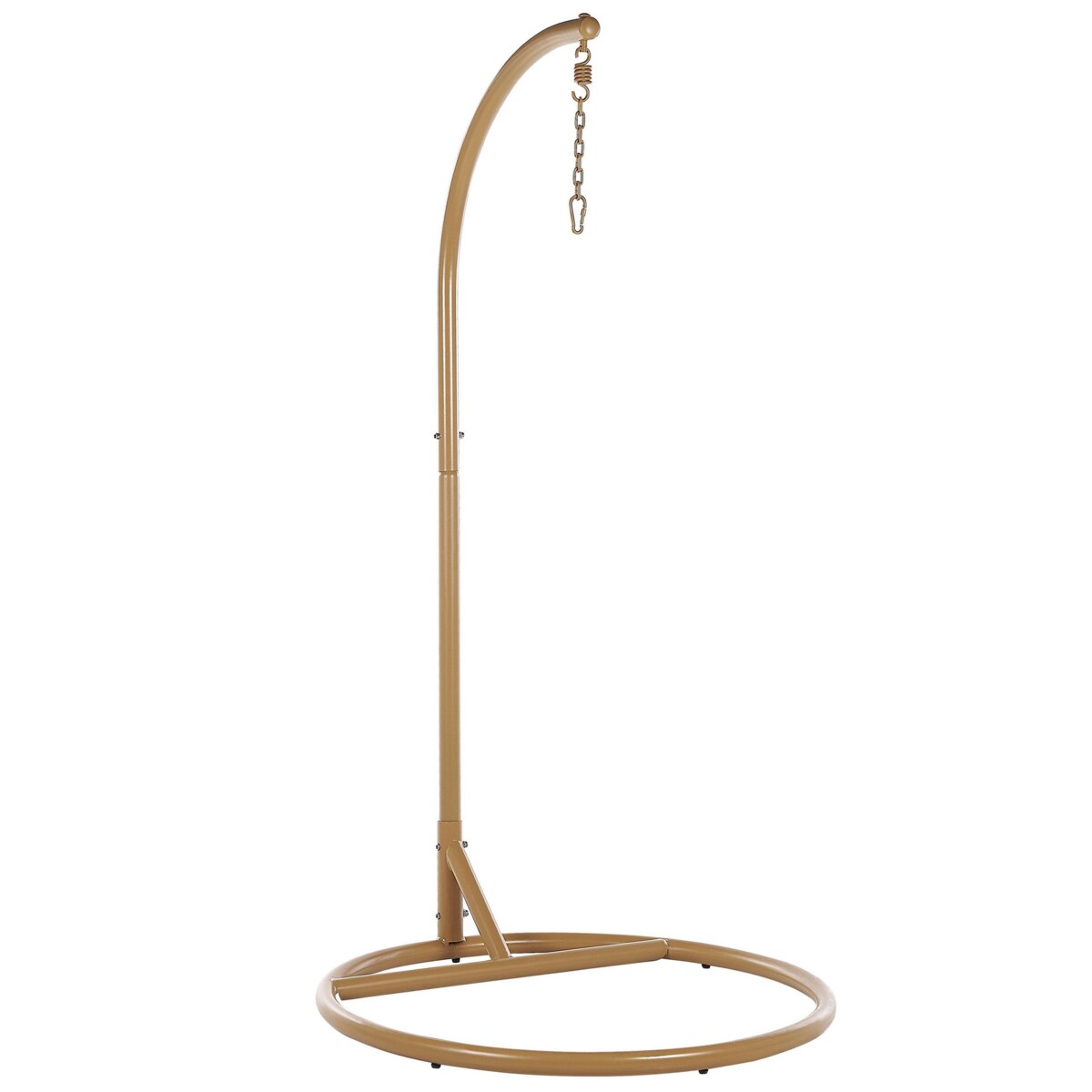 Fotel wiszący ze stojakiem beżowy ALLERA