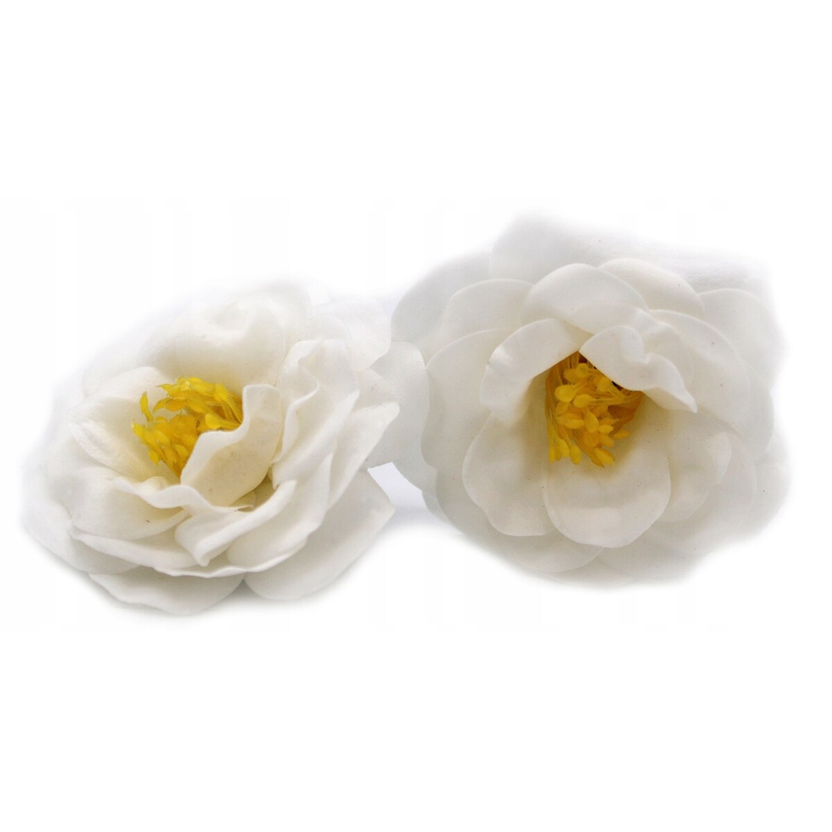 KWIATY MYDLANE kamelia biała główka do bukiet stroik box z mydła kompozycje