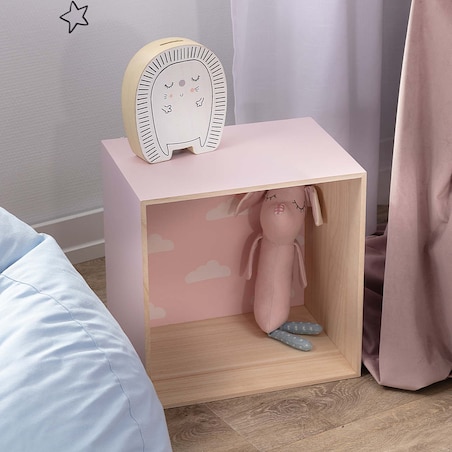 Półka Box pink 35cm, 35x26x35cm