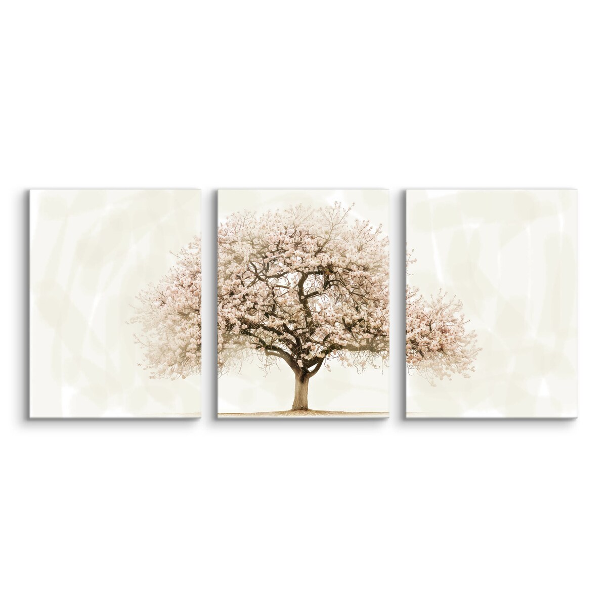 3x Obraz Ścienny Set Abstrakcja Sakura Japońska Wiśnia Styl Boho 30x40cm