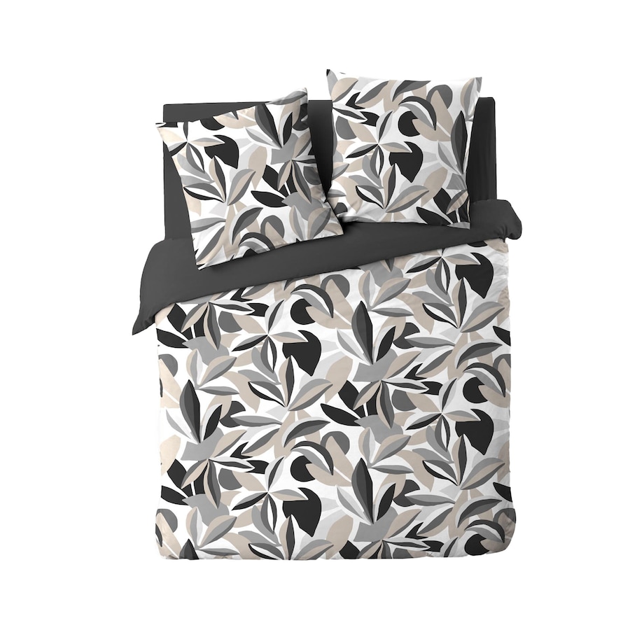 Komplet pościeli z szarym wzorem, LAVINIA, 240 x 220 cm