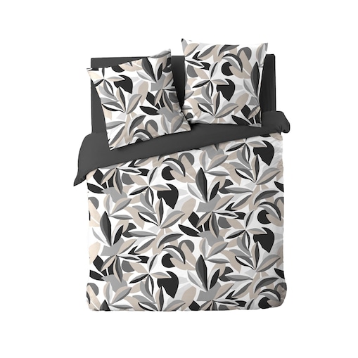 Komplet pościeli z szarym wzorem, LAVINIA, 240 x 220 cm