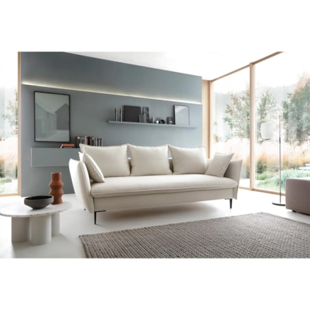 Sofa rozkładana BOSS kremowa