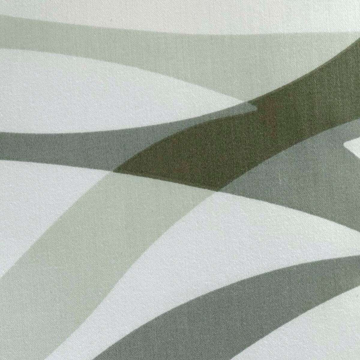 Pościel satyna bawełniana 200x220 Exclusive Grace zielona w dekoracyjne liście